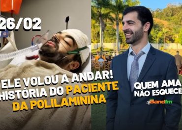 Bruno Freitas, tetraplédico que voltou a andar graças a Polilaminina fala